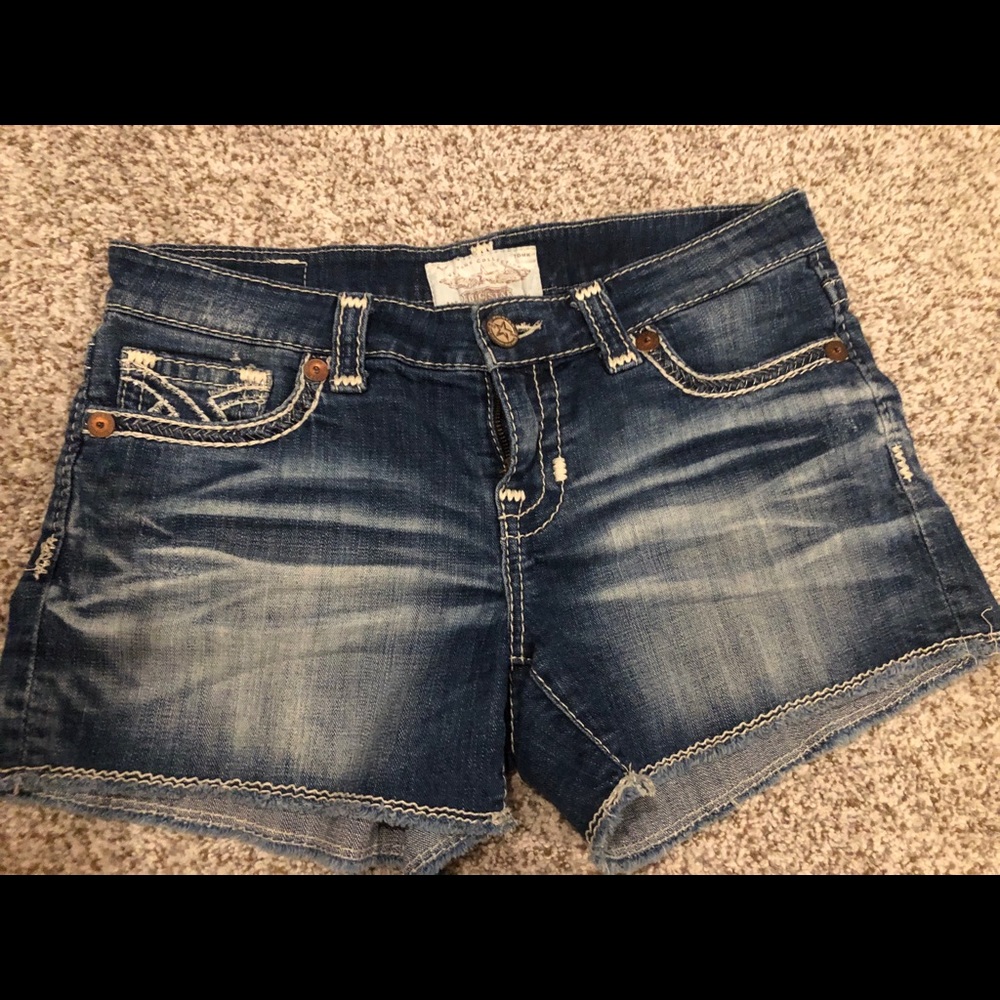 Big star denim shorts